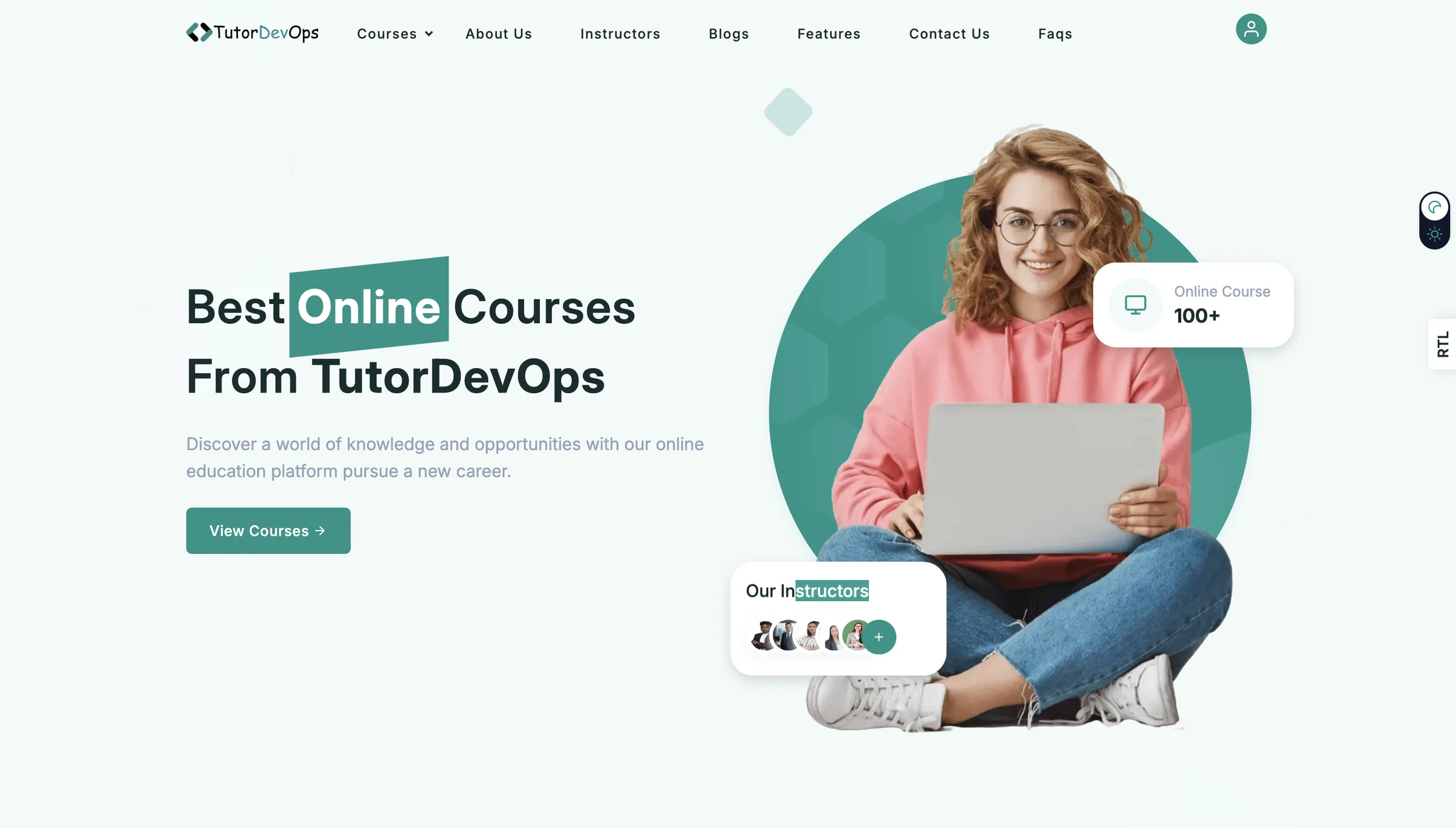 The original TutorDevOps e-learning platform