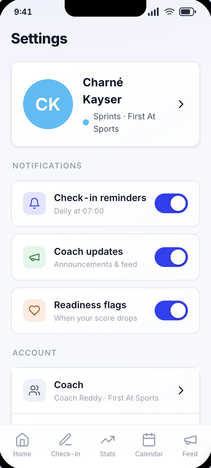 CDHQ app screen