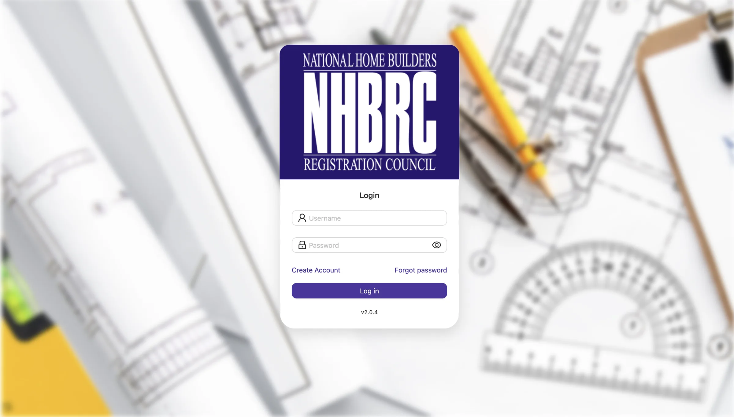 Secure sign-in for the NHBRC portal